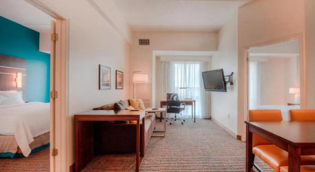Люкс с 2 комнатами Residence Inn Charlotte Uptown