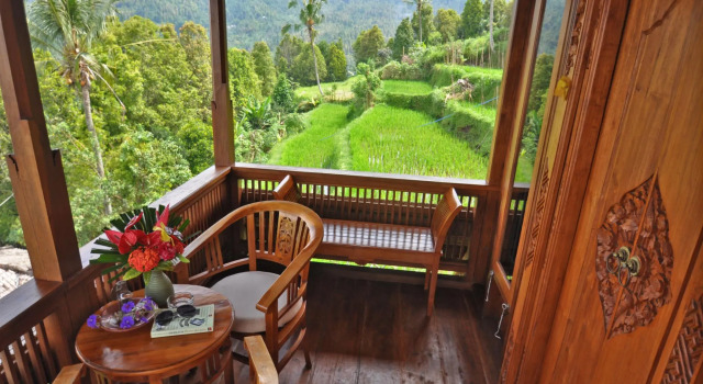 Вилла Puri Lumbung Cottages Restaurant & Spa Munduk