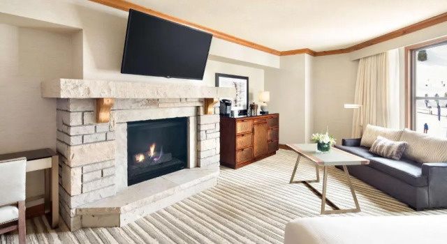 Двухместный Park полулюкс с камином Park Hyatt Beaver Creek Resort and Spa, Vail Valley