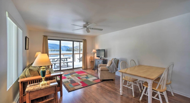 Апартаменты Lake George Getaway w/ Mountain + Water Views