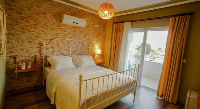 Номер Deluxe с балконом и с видом на море Urla Zeytin Hotel
