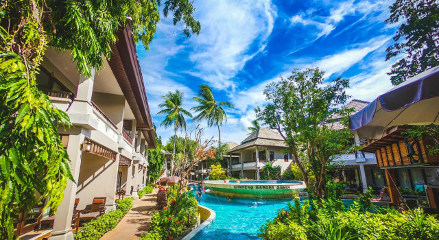 Двухместный люкс с небольшим частным бассейном Shino Chaweng Garden Beach Resort - Koh Samui