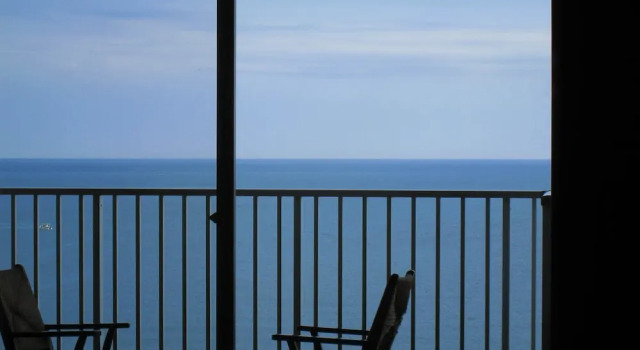 Letto in camerata con balcone e con vista mare Yukibou Hakusen