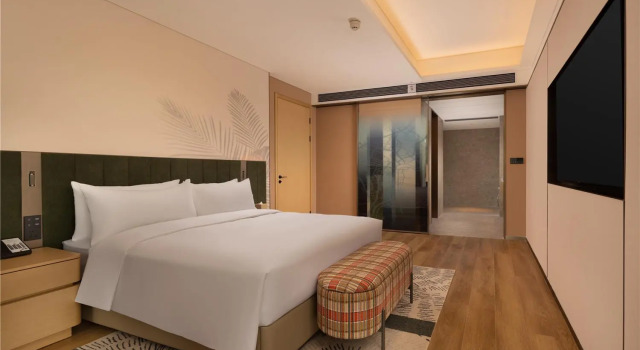 Люкс Deluxe Hilton Garden Inn Maoming Xinyi