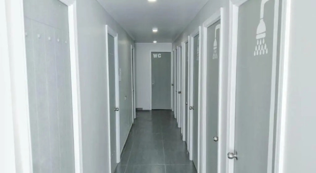 Кровать в общем номере Aji Hostel Providencia