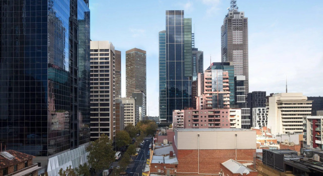 Standard quadruple chambre Vue sur cour Melbourne Marriott Hotel