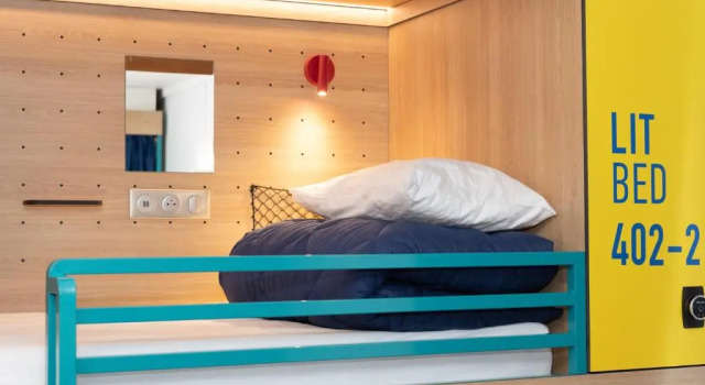 Кровать в общем номере Auberge de jeunesse Hosho Paris Sud - Porte dItalie