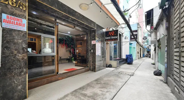 A&E Guesthouse - Near Bui Vien Walking Street, Забронировать Гостевой дом Гостевые дома Хошимина, рядом с Cho Quan Church, Гостевой дом