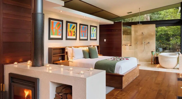 Двухместная вилла Luxury с видом на горы Crystal Creek Rainforest Retreat