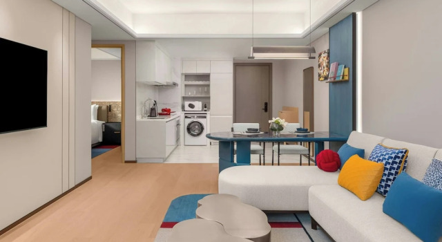 Семейный люкс с 2 комнатами Artik Suzhou, Apartments By Marriott Bonvoy