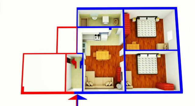 Апартаменты с 2 комнатами Apartments Odrina