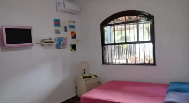 Коттедж с 2 комнатами с видом на сад Casa Aconchegante Lazer e Descanso