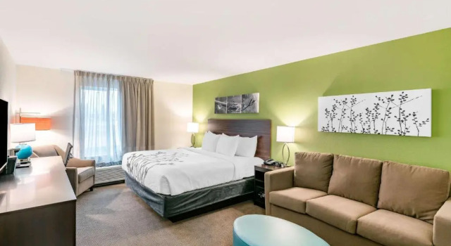 Одноместный номер Standard Sleep Inn Spokane Airport