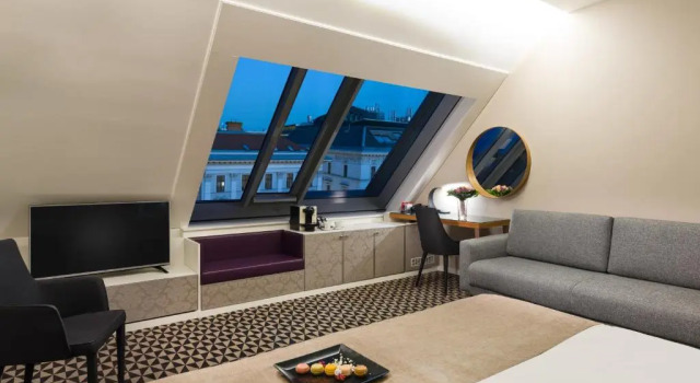 Двухместный номер на верхнем этаже Executive Hotel Moments Budapest by Continental Group