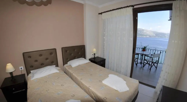 Апартаменты c 1 комнатой с видом на море Kommeno Bella Vista