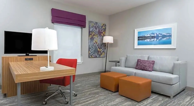 Люкс с красивым видом из окна Hampton Inn & Suites Reno/Sparks