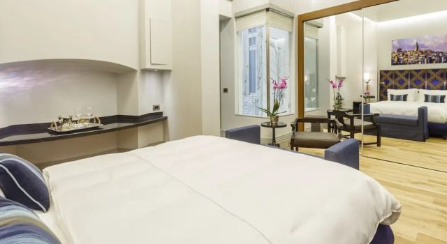 Junior Suite s balkonem a a výhledem do zahrady Ravouna 1906 Suites - Special Class, Adults Only