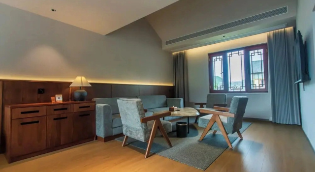 Двухместный семейный номер Standard с видом на внутренний двор Wu Yi Creekside Homestay