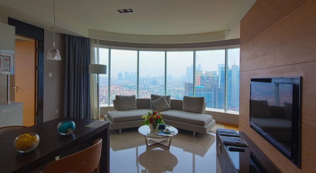 Люкс Deluxe с красивым видом из окна Qingdao Majesty Mansion Hotel