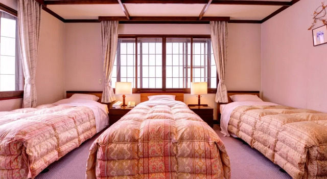 Трёхместный номер Standard Shinhotaka Onsen Resort In Chirorian