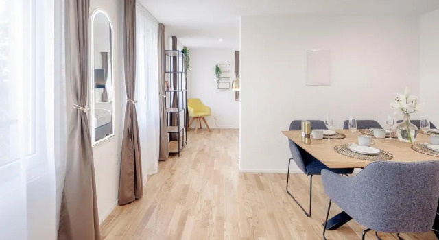 Семейный люкс VISIMO Apartments St Georgen-Strasse St Gallen - Design City Nature
