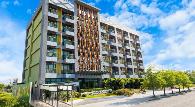 Кровать в общем номере Formosan Naruwan Garden Hotel