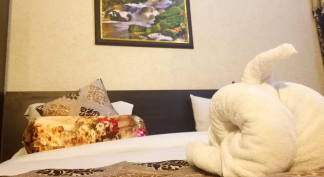 Двухместный номер Deluxe с балконом Hotel Krishnas Near Golden Temple