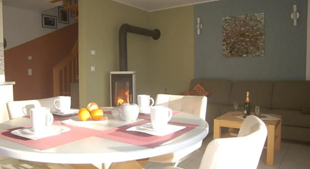 Коттедж Behagliches Ferienhaus Zaunkönig -mit Kamin und Sauna- Blick über das romantische Bodetal
