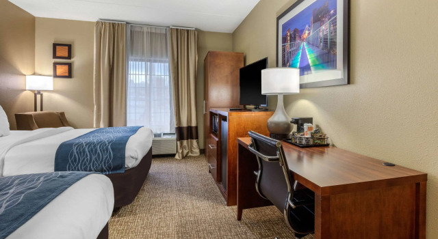Четырёхместный номер Standard Comfort Inn & Suites Hamilton Place