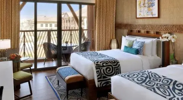 Семейный номер Standard Дуплекс с видом на бассейн Magnotel Hotel of Shanghai Jinjiang Park
