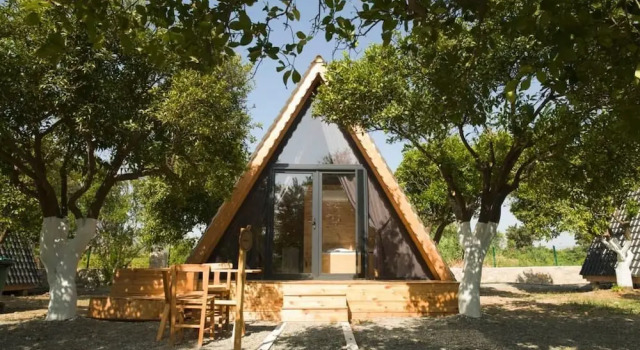 Tredobbelt bungalow Limon Datca