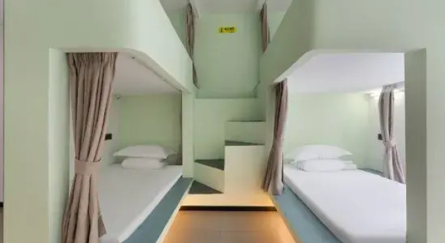 Кровать в общем номере SG hostel/hotel