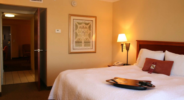 Двухместный люкс c 1 комнатой Hampton Inn McHenry