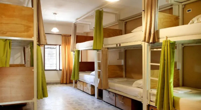 Кровать в общем номере Cacao Hostel Santa Marta