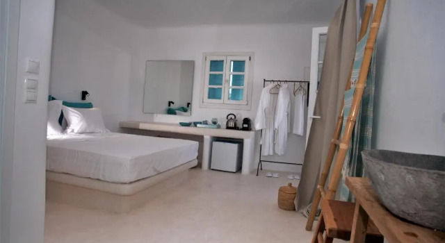 Люкс с видом на море Mykonos Moussa