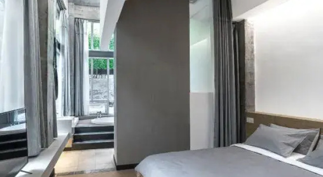 Люкс с красивым видом из окна Xiamen Sunset Mountain and Sea Resort Homestay