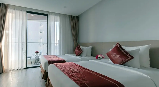 Трёхместный номер Standard с видом на море LeMore Hotel Nha Trang