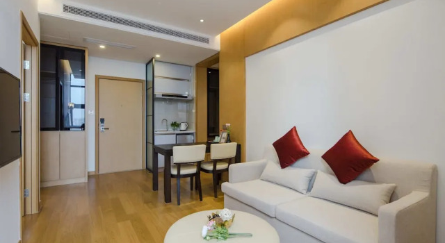 2 soveværelser i Deluxe suite Pushi Serviced Apartment