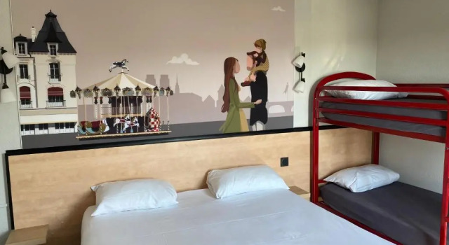 Четырёхместный номер Standard KYRIAD DIRECT Orleans - La Chapelle St Mesmin