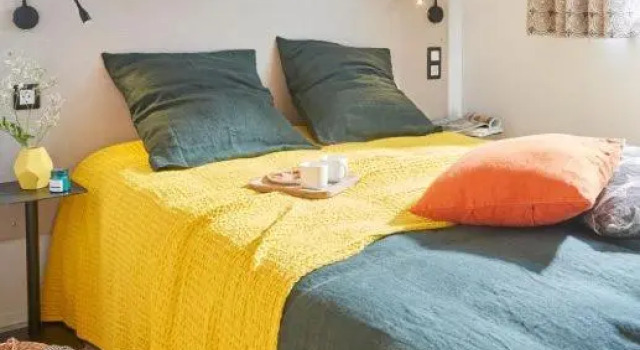 Номер Standard с красивым видом из окна Camping Du Paquier Fané