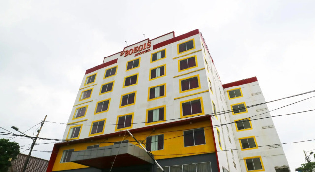 Кровать в общем номере Hotel D'Boegis