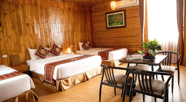 Семейный люкс с красивым видом из окна Tam Coc Dibi Villa