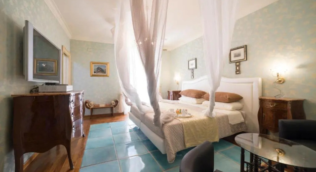 Люкс с красивым видом из окна B&B O Sole Mio