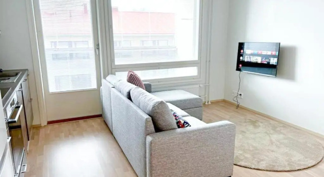 Студия с балконом Kotimaailma Apartments Oulu