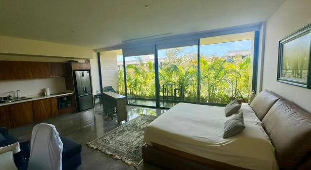 Penthouse LOFT with GYM, Beach Club & Wifi without separate bedrooms, just 1 King Size Bed and 1 Sofa Bed, Boek Hotel Tulum Pueblo Quintana Roo