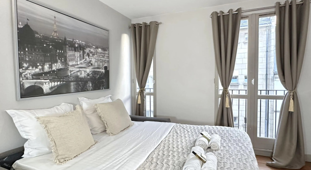 1622 - Le marais - Charming flat, Забронировать Отель Париж Иль-де-Франс, рядом с Станция метро Richard Lenoir