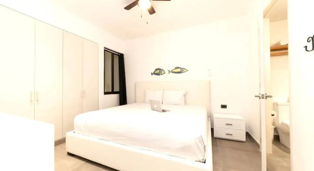 Beautiful Penthouse for 2 With Private Patio and Common Pool in the Building, Rezervasyon Daire Tulum havuzlu oteller, Yüzme Havuzu