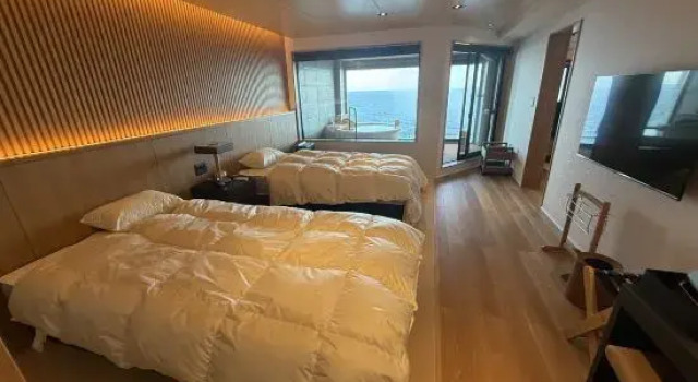 Номер Standard с видом на океан Atagawaonsen Blue Ocean