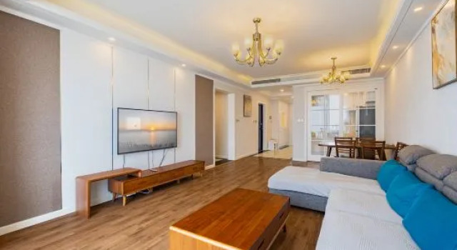 Двухместный люкс с видом на море Qitong Seaview No.1 Apartment (Huoju 8th Street)