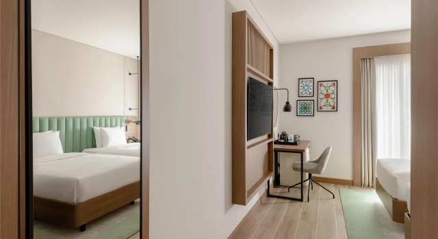 Двухместный номер Standard с балконом Hilton Garden Inn Agdam